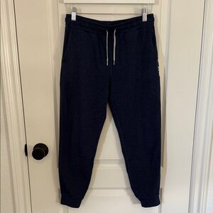 Vuori Navy Heather Performance Joggers Pants - size small